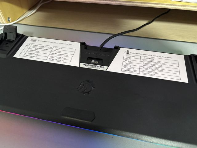 Teclado Mecánico Gaming DREVO BladeMaster TE con Ñ