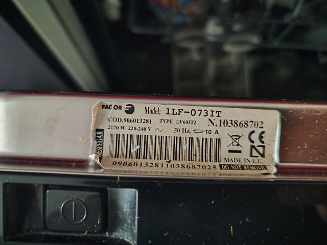 Piezas repuesto lavavajillas fagor 1LF-073IT