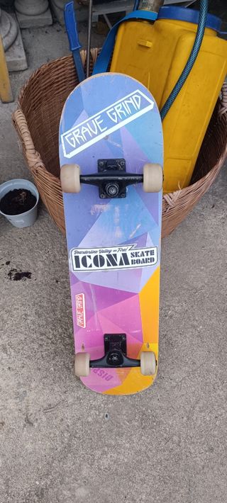 Skateboard icona skate 