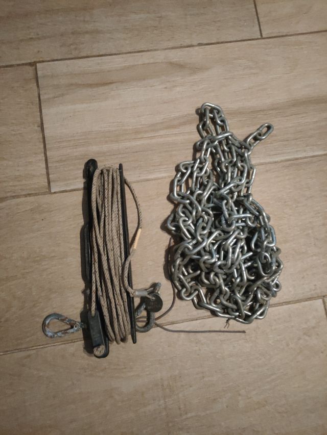 Aparejo de pesca con cadena