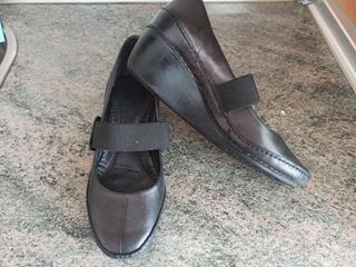 zapato clarks piel negro mujer 38