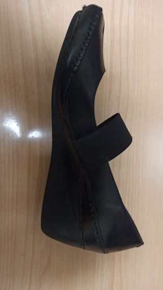 zapato clarks piel negro mujer 38