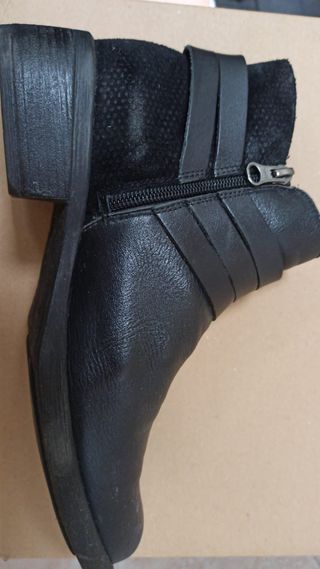 botin cuero mujer 38