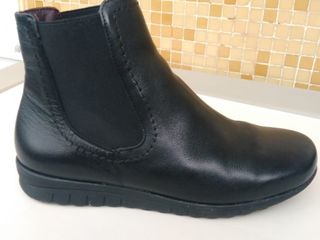 botin mujer negro piel 38