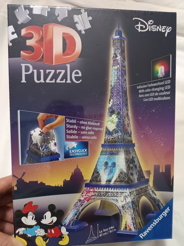 Torre Eiffel 3D sin abrir