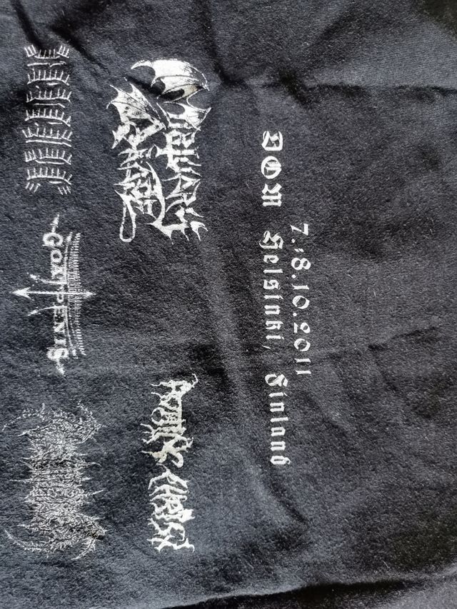 Maglietta black flames of blasphemy