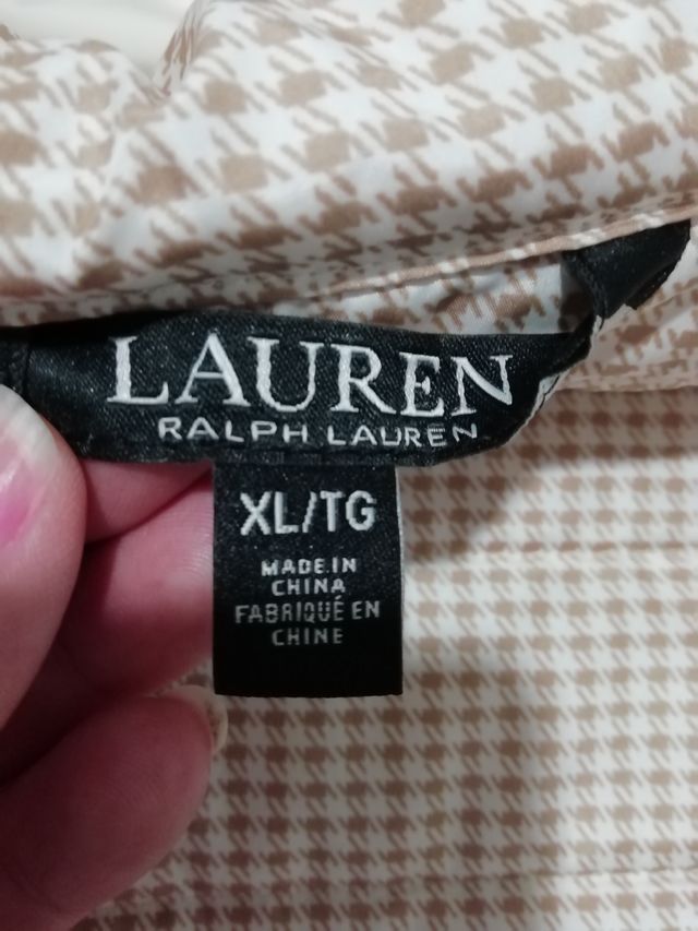 gabardina y chaleco ralph lauren como nuevo