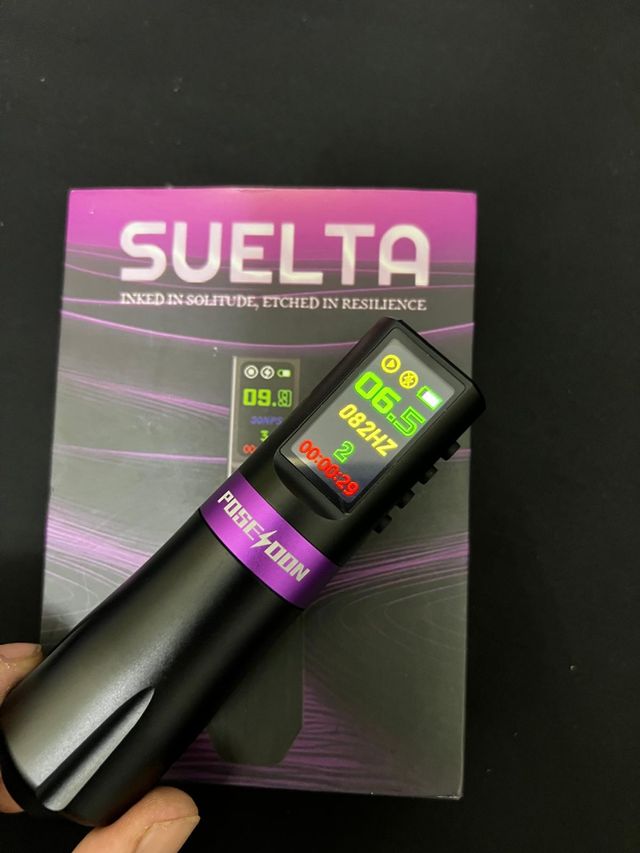 Maquina tattoo inalámbrica,Pen de tatuaje Poseidón