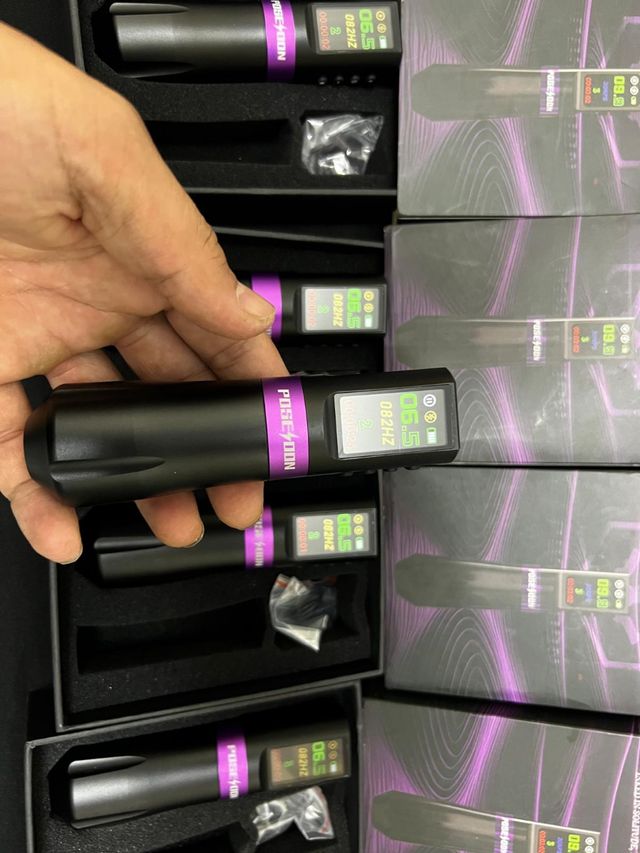 Maquina tattoo inalámbrica,Pen de tatuaje Poseidón