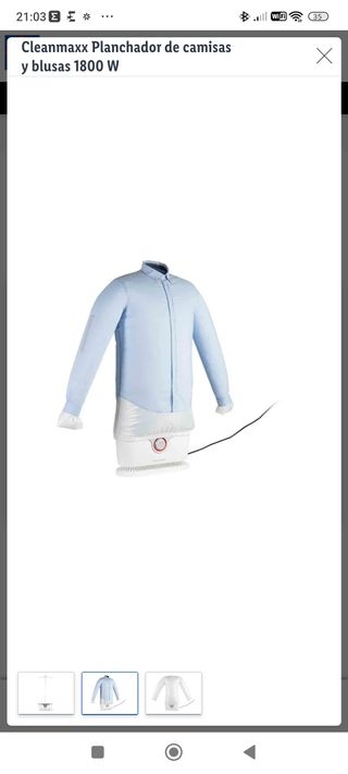 Planchador de camisas