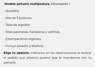 Lote 3€xturbante pañuelo multiposturas 