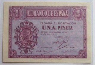 1 peseta 1937.