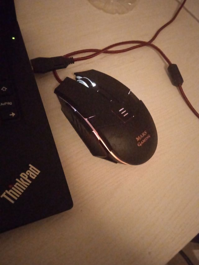 Ratón con luz Mars Gaming