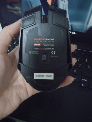 Ratón con luz Mars Gaming
