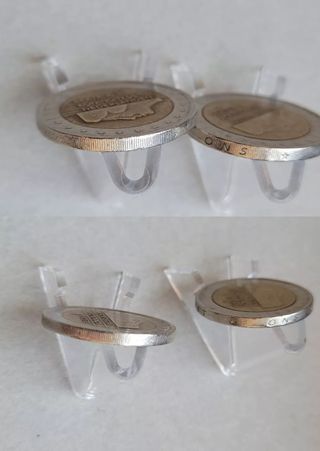 Moneta 2 Euro Olanda 1999 con errore di conio