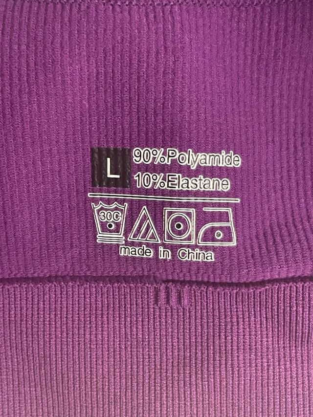 Top palestra incrocio schiena viola