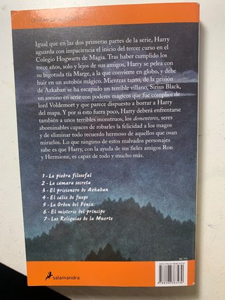 Harry Potter y el prisionero de Azkaban