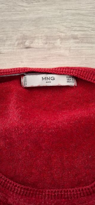Jersey rojo hombre