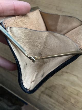 portafoglio vintage pelle