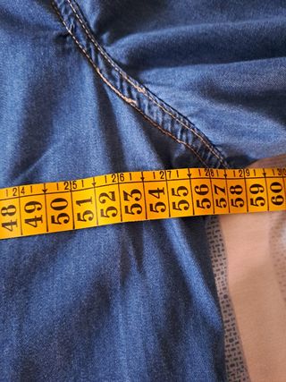 Camisa vaquera de mujer con coderas