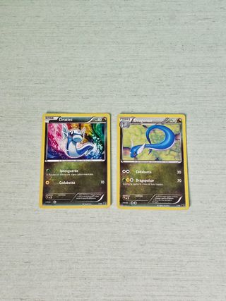 Dratini 2/20 e Dragonair 3/20 Pokémon ITA