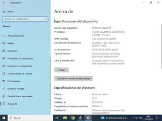 Ordenador HP Compaq i3