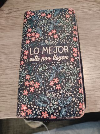 Cartera grande Ale Hop diseño flores