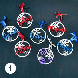 ✅​ Adornos PERSONALIZADOS Navidad