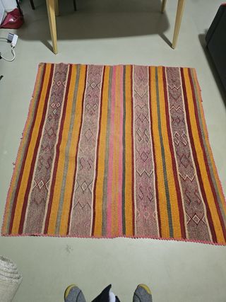 Alfombra Artesana Perú 100% Lana