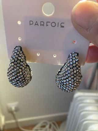 Pendientes en plateado sin estrenar