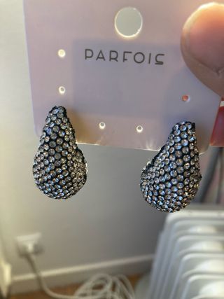 Pendientes en plateado sin estrenar