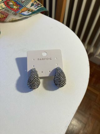 Pendientes en plateado sin estrenar