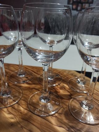 6 calici vino
