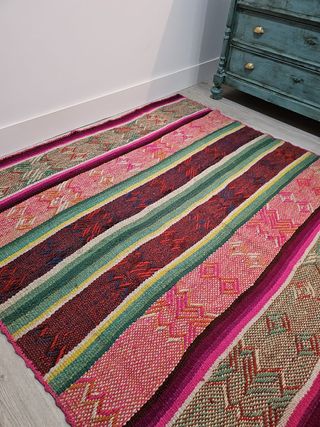 Alfombra hecha a mano de Perú 100% Lana