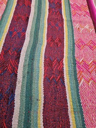 Alfombra hecha a mano de Perú 100% Lana