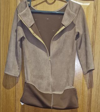 Vestido Corto Fiesta con Perlas Talla S