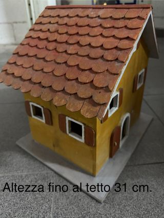 Casetta legno decorativa - handmade -