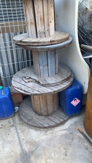 Bobinas para mesas o banquetas