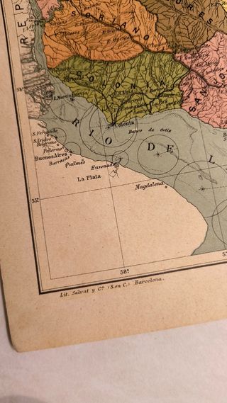 Mapa Antiguo Uruguay