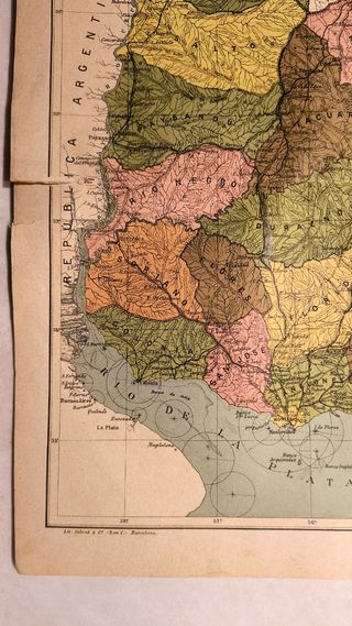 Mapa Antiguo Uruguay