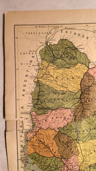 Mapa Antiguo Uruguay