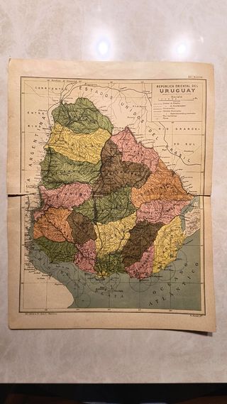Mapa Antiguo Uruguay