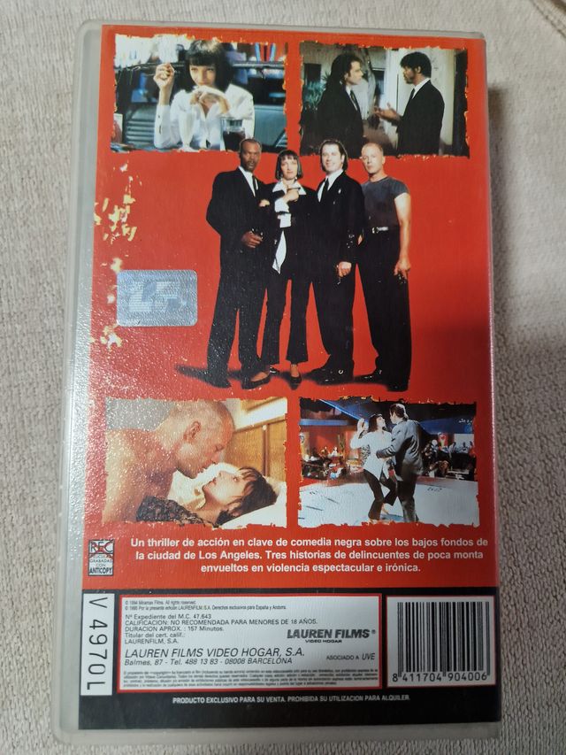 Cinta VHS Pulp Fiction