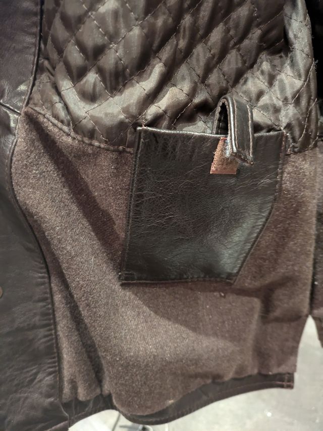 Giacca vera pelle vintage