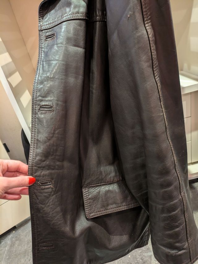 Giacca vera pelle vintage