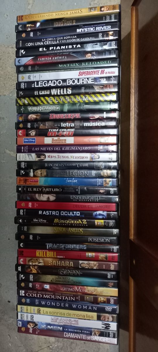 Dvd 0,50€ la unidad