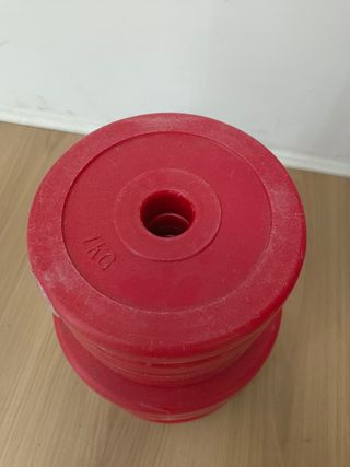 2 Perchas plástico triple uso