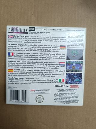 Final fantasy V Gameboy advance GBA pal esp
