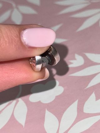 Clip Pandora oro, plata y circonitas
