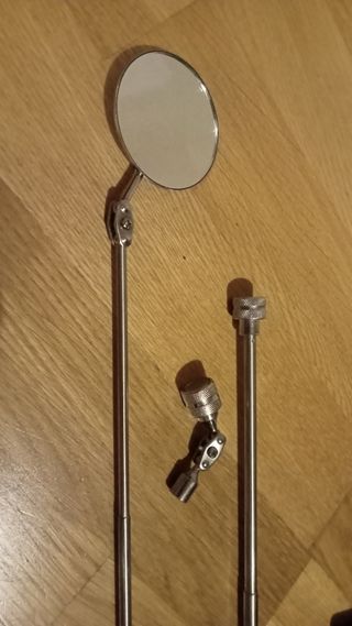 Herramientas espejo e imán extensible